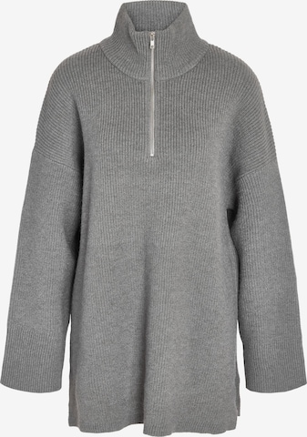 Pullover extra large 'ALMA' di Noisy may in grigio: frontale