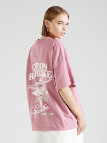 Pegador - Camiseta 'SAVILE' en rosa: frente