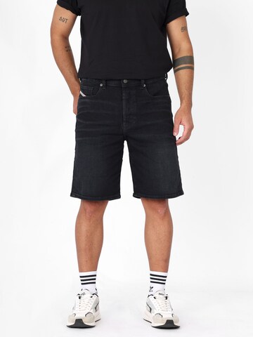 DIESEL - regular Vaquero 'REGULAR-SHORT' en negro