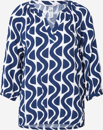 ZABAIONE - Blusa 'Co44rnelia' en azul: frente