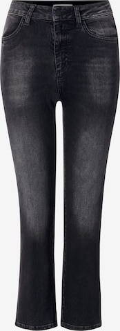 Rich & Royal Flared Jeans in Black: front