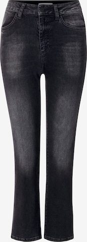 Rich & Royal Flared Jeans in Zwart: voorkant