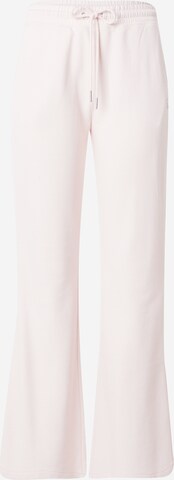 Abercrombie & Fitch Flared Broek in Roze: voorkant