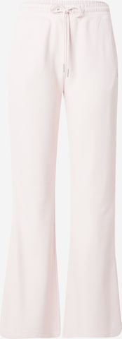 Abercrombie & Fitch Flared Broek in Roze: voorkant