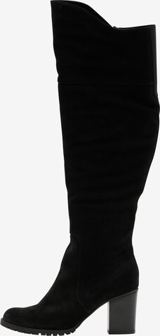 faina Over the Knee Boots in Black: front
