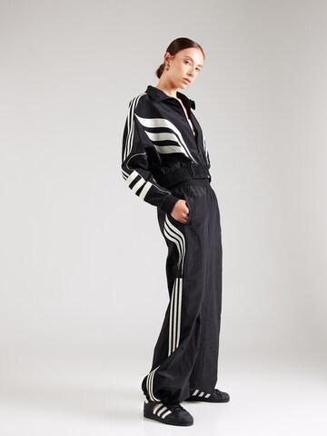 ADIDAS ORIGINALS Wide leg Trousers 'Atlanta' in Black