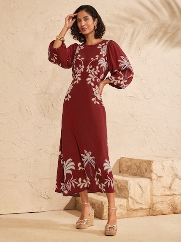 love & roses Kleid in Braun