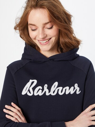 Barbour Sweatshirt 'Otterburn' in Blau