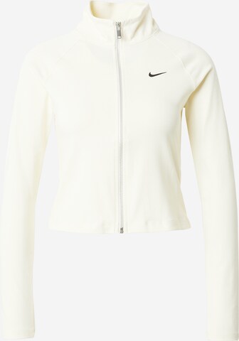 Nike Sportswear Sweatjacke 'Swoosh' in Weiß: predná strana