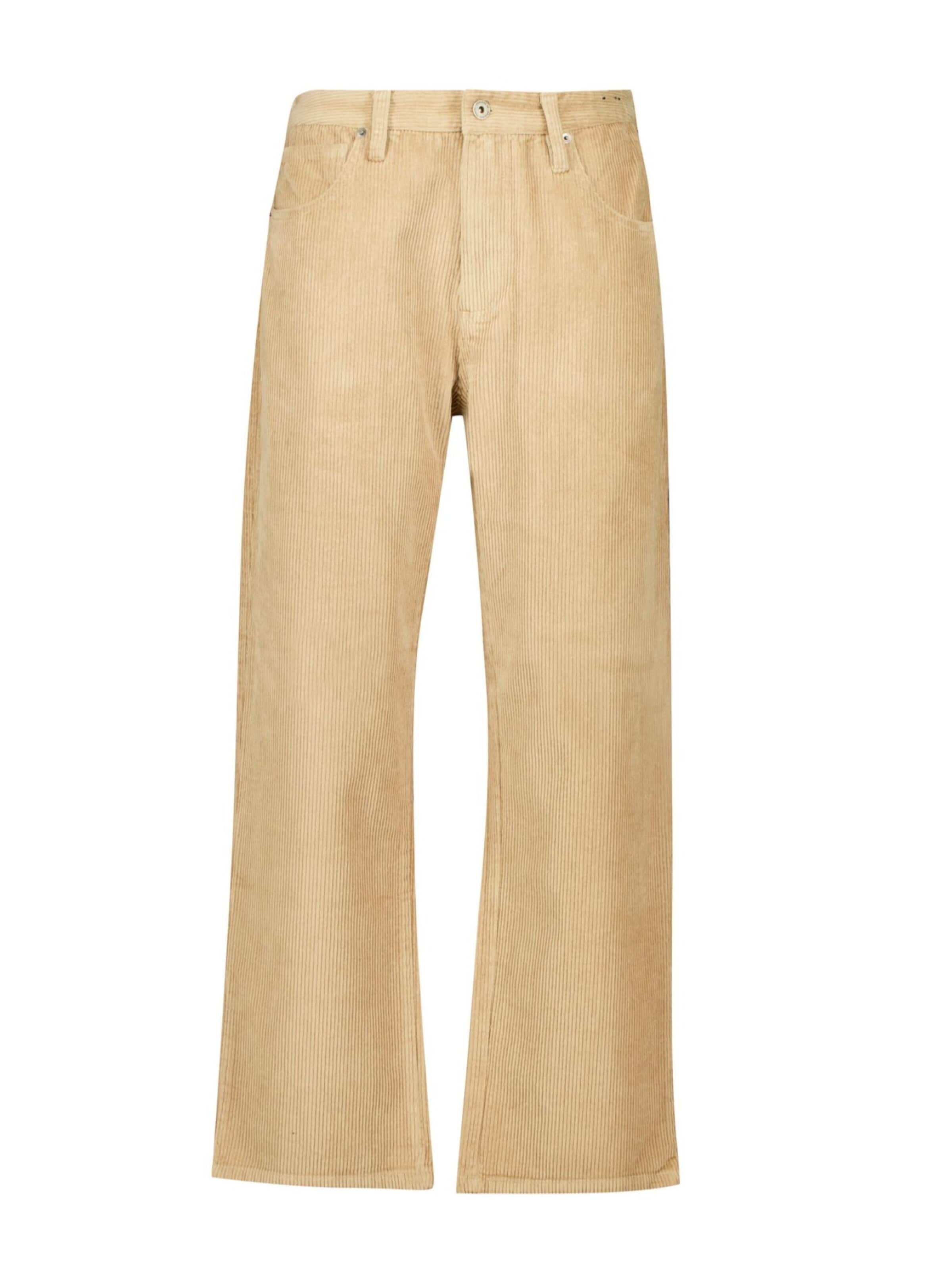 Deeluxe Regular Pants in Beige: front