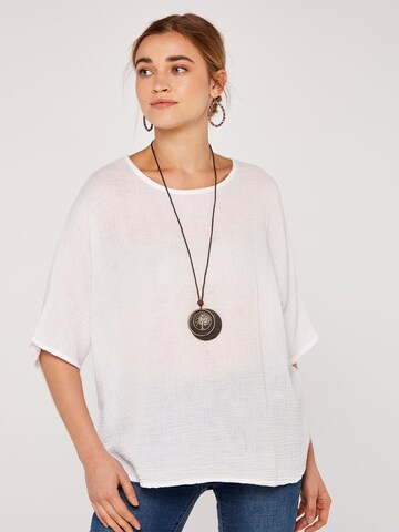 Tunique Apricot en blanc