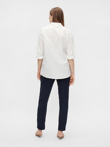 MAMALICIOUS Regular Trousers 'Cora' in Blue
