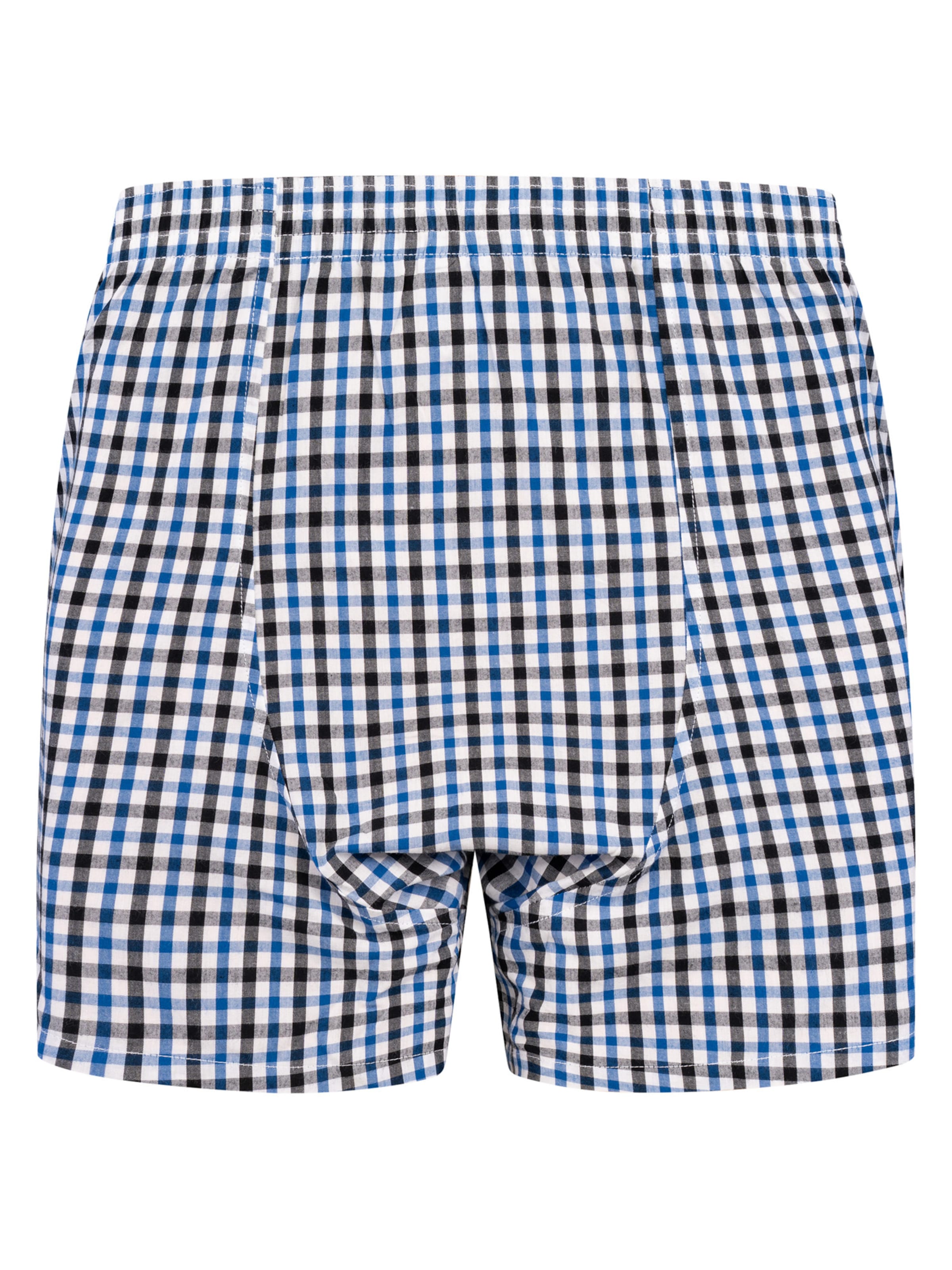 Sugar Pine Boxer shorts ' Mix Karos ' in Blue