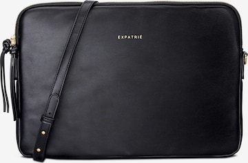 Expatrié Laptoptasche 'Marlene' in Schwarz: predná strana