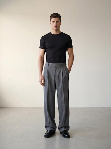 Loosefit Pantaloni 'The Erick Wide Leg Trousers' di ARMIE in grigio: frontale