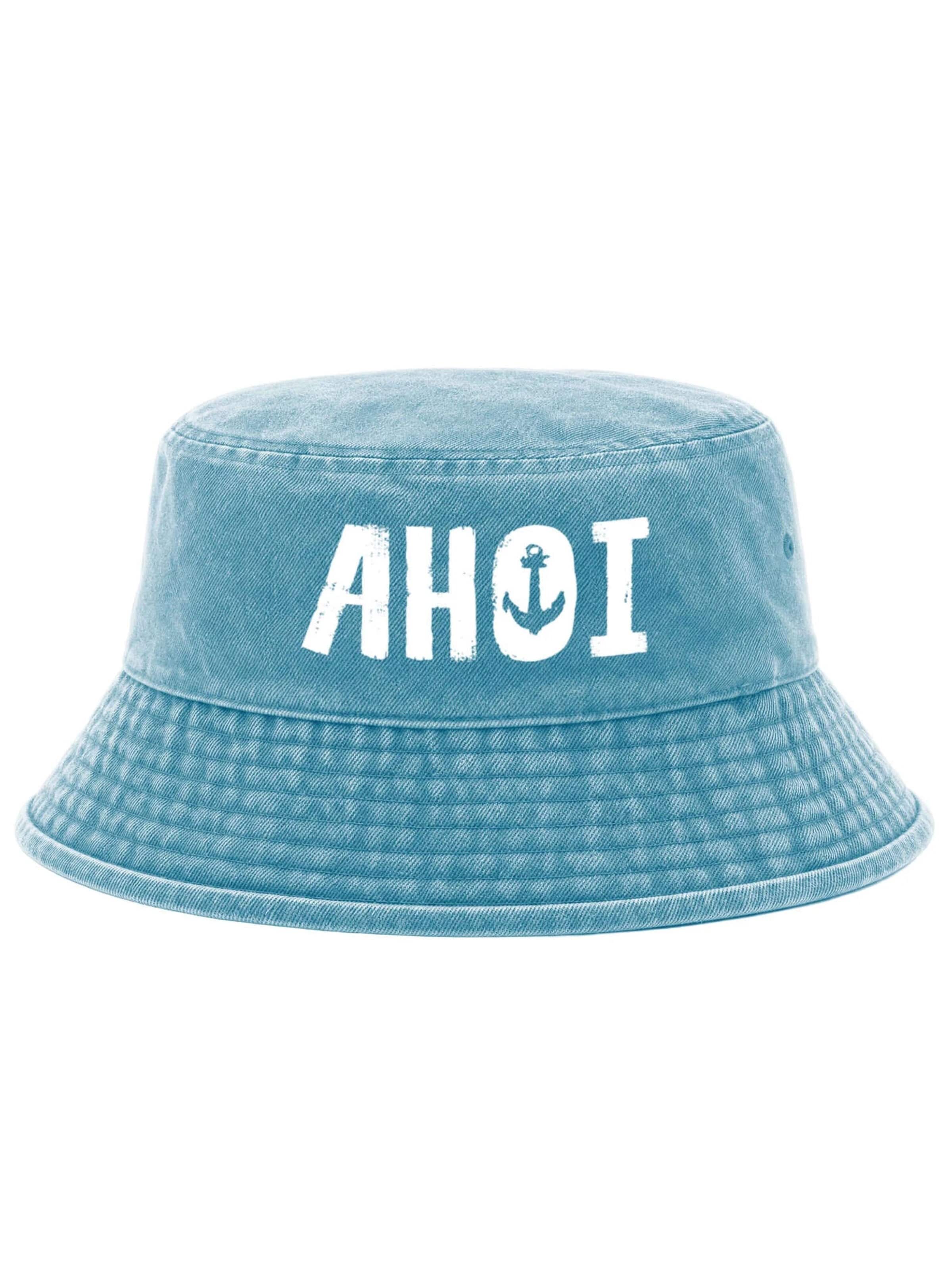 Neverless Hat 'Ahoi' in Blue: front