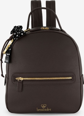 Braccialini - Mochila 'Beth' en marrón: frente