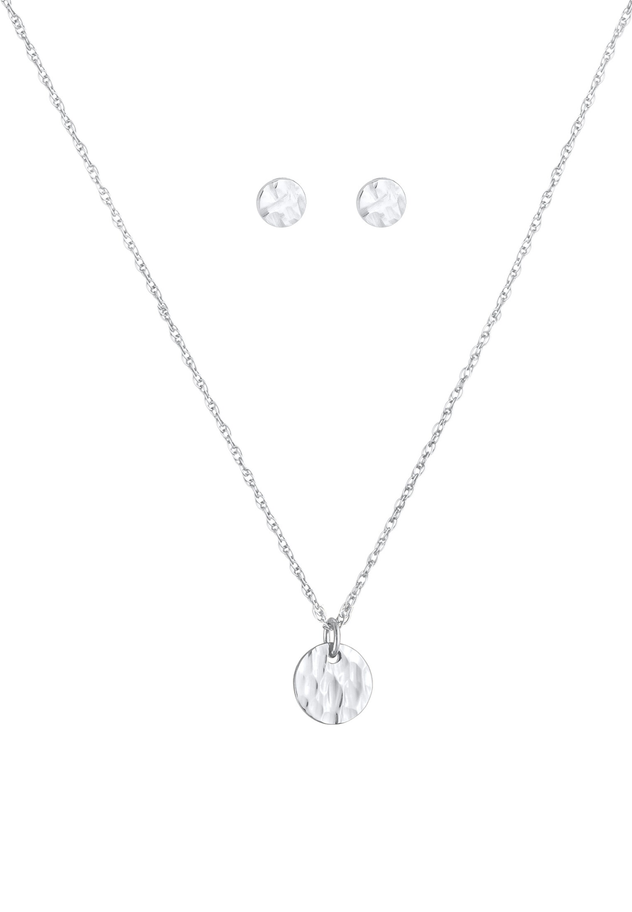 sudrabs ELLI Rotaslietu komplekts 'Geo'