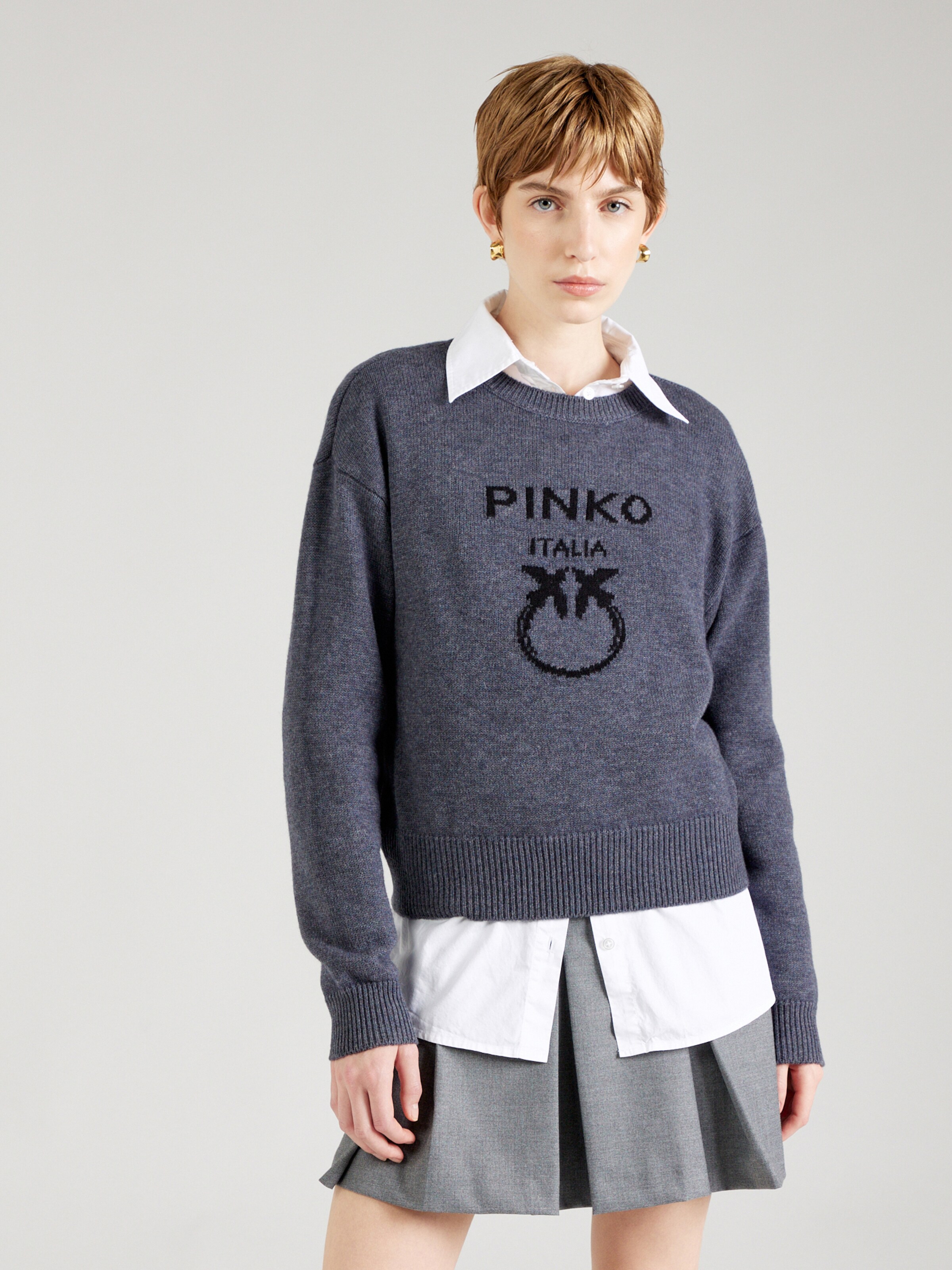 PINKO Trui BURGOS in Basaltgrijs ABOUT YOU