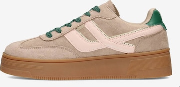 POSH by Poelman Platform trainers 'Georgia' in Beige: front