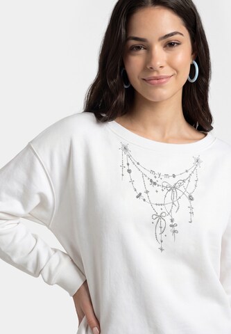 Sweat-shirt MYMO en blanc