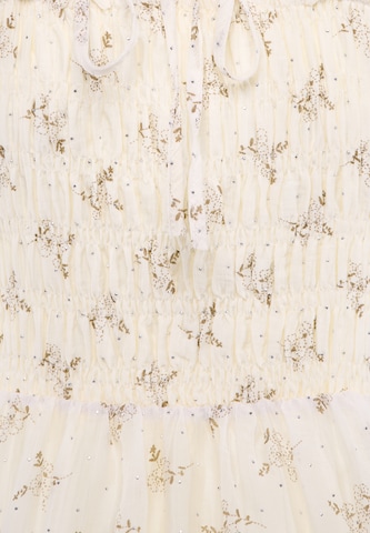 Robe usha BLACK LABEL en beige