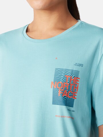 THE NORTH FACE - Camisa 'FOUNDATION' em azul