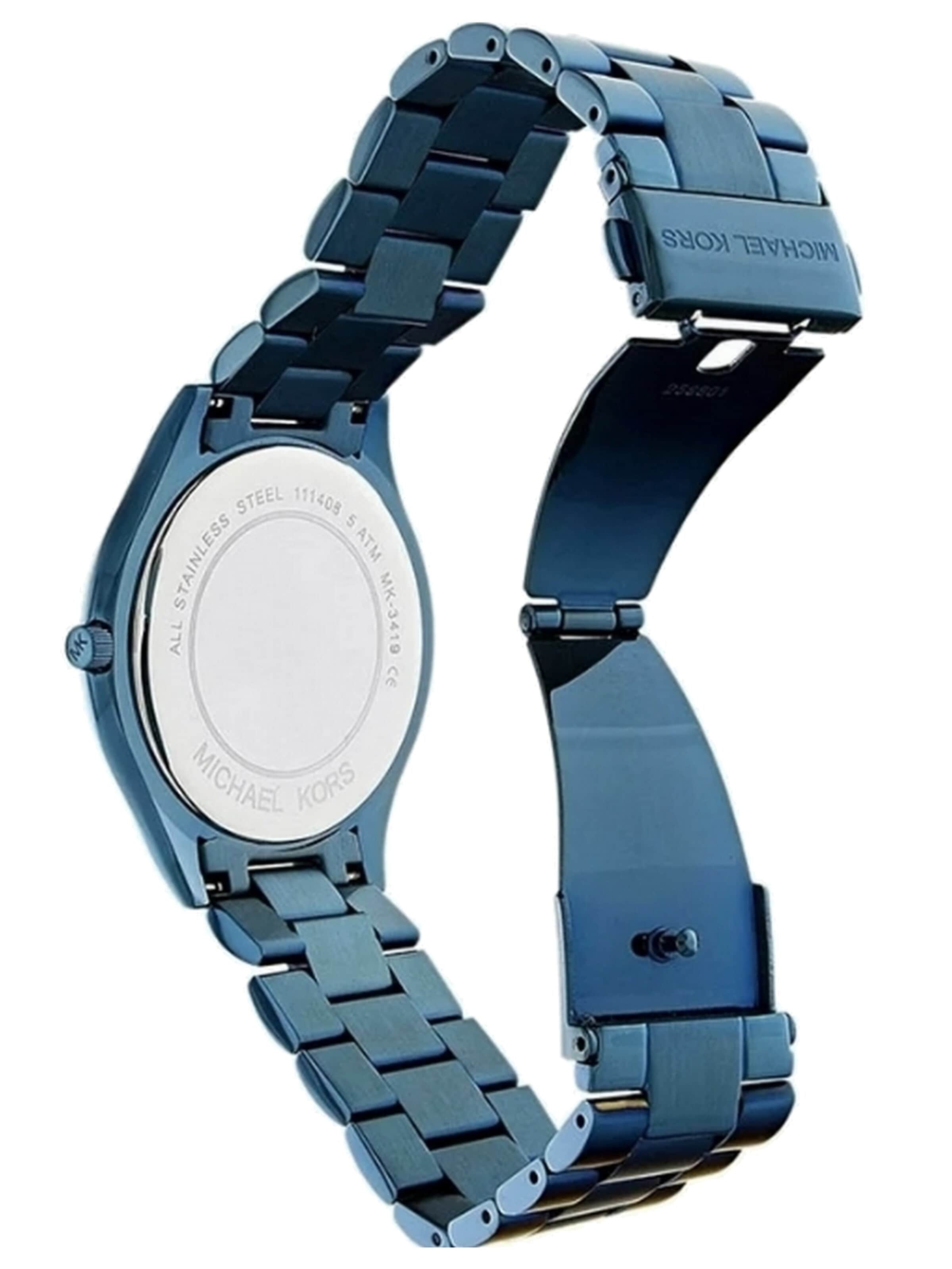 Michael Kors - Relógios analógicos 'Runway' em azul