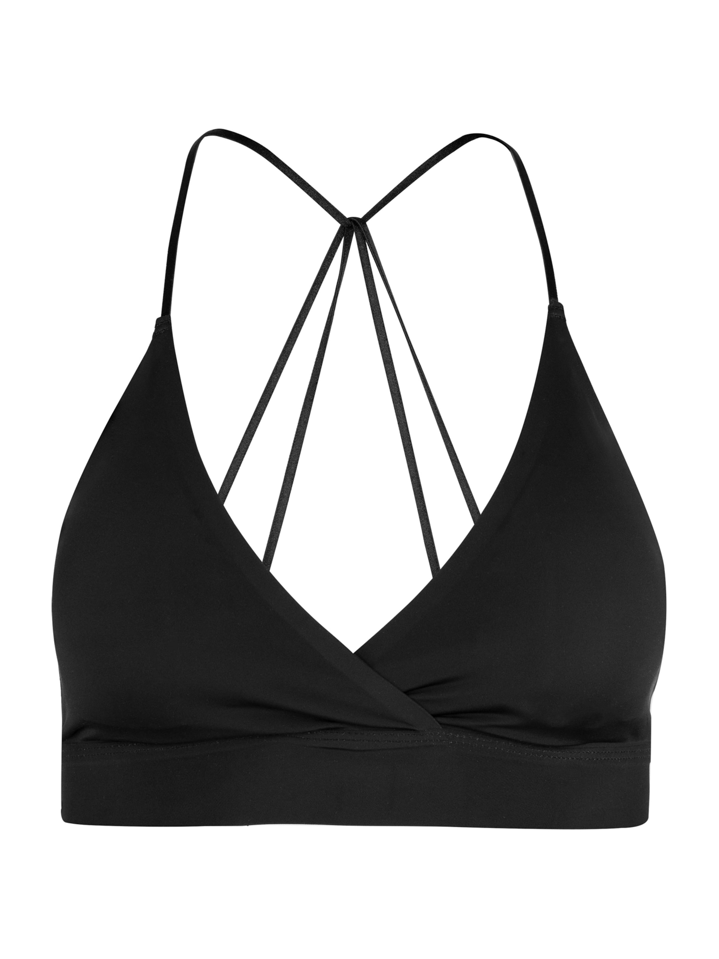 melns MAGIC Bodyfashion Trijstūra formas Krūšturis 'Dream': no priekšpuses