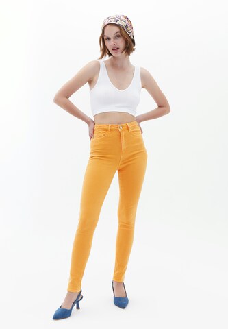 Skinny Pantaloni di OXXO in arancione