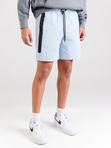 Nike Sportswear Loosefit Broek 'TECH' in Blauw: voorkant