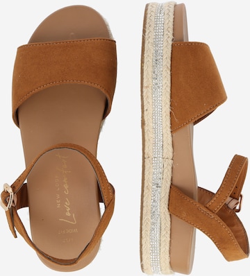 NEW LOOK Sandal 'IRINA' i brun