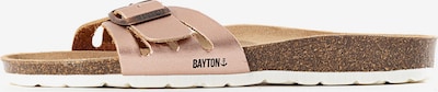 Bayton Pantoletter 'Athena' i laks / sort, Produktvisning