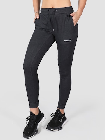 MOROTAI Skinny Sportbroek in Grijs: voorkant