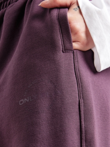 ONLY PLAY - Tapered Pantalón deportivo 'ONPJONI' en lila