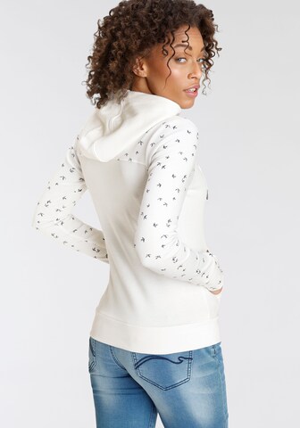 KangaROOS Zip-Up Hoodie in White