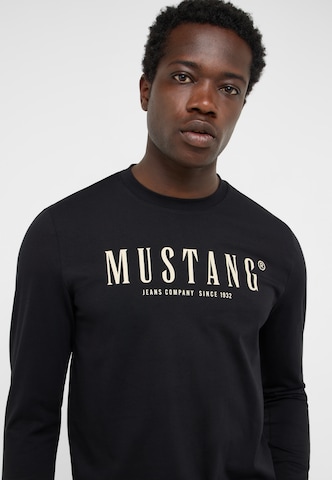 MUSTANG Shirt 'Asheville' in Schwarz