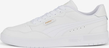 PUMA Σνίκερ χαμηλό σε λευκό: μπροστά