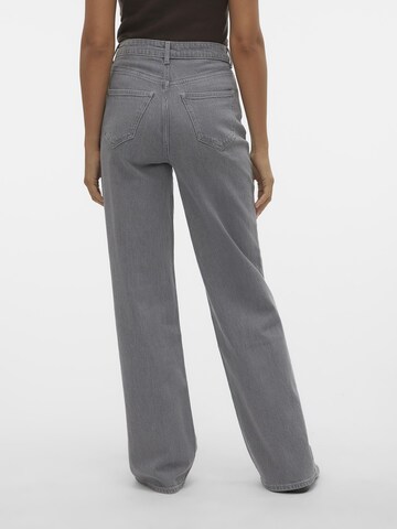 VERO MODA Wide leg Jeans 'Mathilde' in Grey