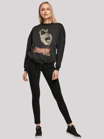 F4NT4STIC Sweatshirt 'Kiss Demon Rock' in Schwarz