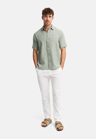 INDICODE JEANS Regular Fit Hemd' INLino ' in Grün