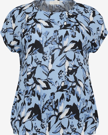 KAFFE CURVEMajica 'KCAmi' - plava boja: prednji dio