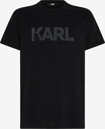 Tricou de la Karl Lagerfeld pe negru: față