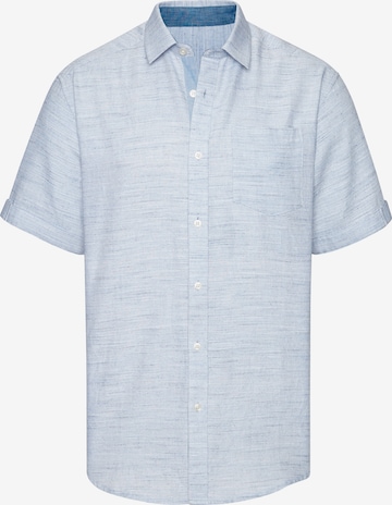 H.I.S Regular Fit Businesshemd in Blau: Vorderseite