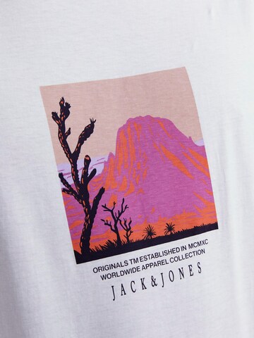 JACK & JONES Bluser & t-shirts 'LUCCA' i hvid