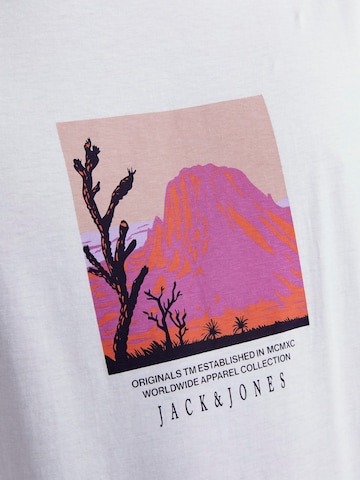 T-Shirt 'LUCCA' JACK & JONES en blanc
