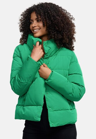 MARIKOO Winter jacket in Green: front
