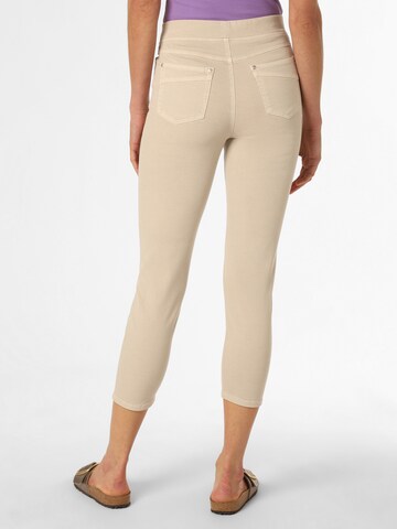 Anna Montana Slimfit Broek 'Angelika' in Beige