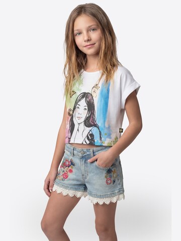 KOROSHI T-Shirt in Weiß