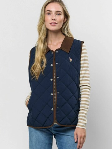 U.S. POLO ASSN. Vest ' Mandi ' in Blau: Vorderseite
